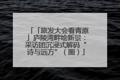 「旅发大会看青原」庐陵湾畔绘新景：采访团沉浸式解码“诗与远方”（图）