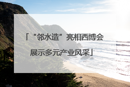 “邻水造”亮相西博会 展示多元产业风采