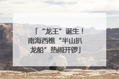 “龙王”诞生！南海西樵“半山扒龙船”热闹开锣