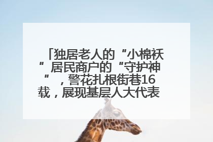 独居老人的“小棉袄”居民商户的“守护神”，警花扎根街巷16载，展现基层人大代表的炽热情怀