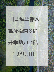 盐城盐都区盐渎街道多措并举助力“秸”尽其用