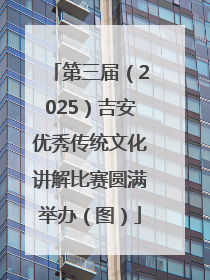 第三届（2025）吉安优秀传统文化讲解比赛圆满举办（图）