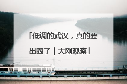 低调的武汉，真的要出圈了｜大刚观察