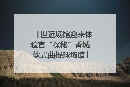 世运场馆迎来体验官“探秘”香城软式曲棍球场馆