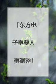 东方电子重要人事调整