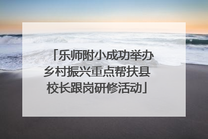 乐师附小成功举办乡村振兴重点帮扶县校长跟岗研修活动