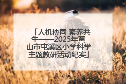 人机协同 素养共生——2025年黄山市屯溪区小学科学主题教研活动纪实