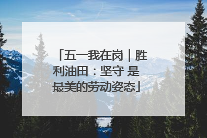 五一我在岗｜胜利油田：坚守 是最美的劳动姿态