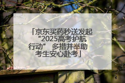 京东买药秒送发起“2025高考护航行动” 多措并举助考生安心赴考
