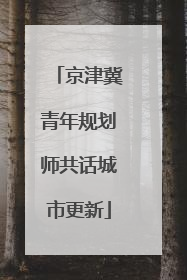 京津冀青年规划师共话城市更新