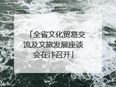 全省文化贸易交流及文旅发展座谈会在汴召开