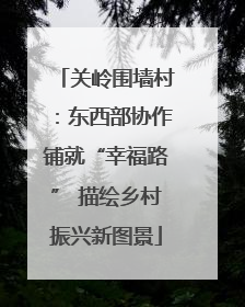 关岭围墙村：东西部协作铺就“幸福路” 描绘乡村振兴新图景