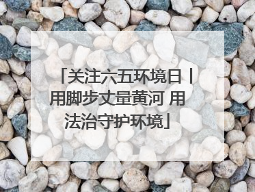 关注六五环境日丨用脚步丈量黄河 用法治守护环境