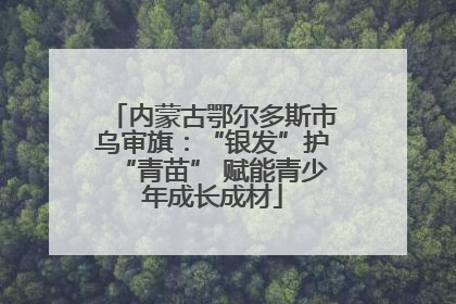 内蒙古鄂尔多斯市乌审旗：“银发”护“青苗” 赋能青少年成长成材