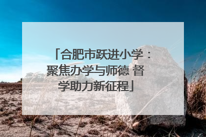 合肥市跃进小学：聚焦办学与师德 督学助力新征程