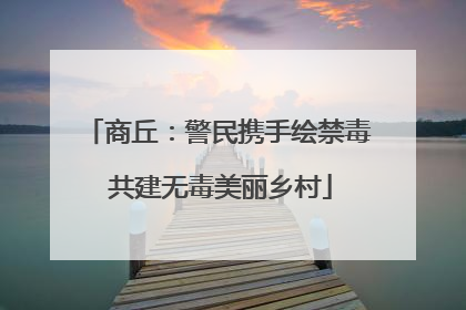 商丘：警民携手绘禁毒 共建无毒美丽乡村