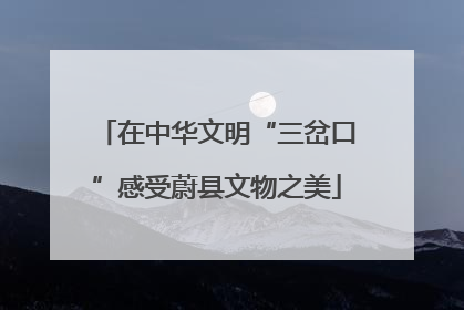 在中华文明“三岔口”感受蔚县文物之美