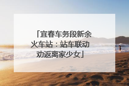 宜春车务段新余火车站：站车联动劝返离家少女