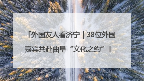 外国友人看济宁｜38位外国嘉宾共赴曲阜“文化之约”