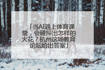 当AI遇上体育课堂，会碰撞出怎样的火花？杭州这场教育论坛给出答案