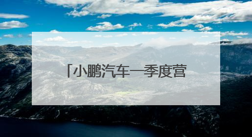 小鹏汽车一季度营收增1.4倍：预期今年销量翻倍，四季度实现盈利