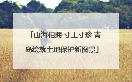 山海相拥·寸土寸珍 青岛绘就土地保护新图景