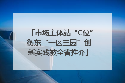 市场主体站“C位” 衡东“一区三园”创新实践被全省推介