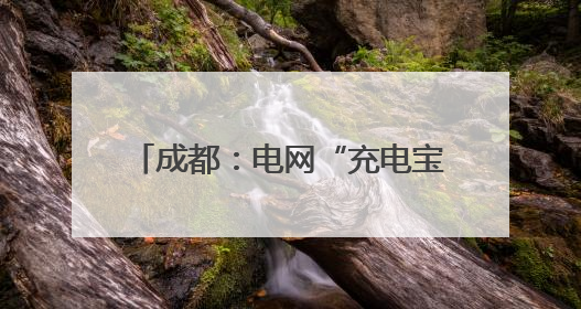 成都：电网“充电宝”上线运行 可供10万台空调使用两小时