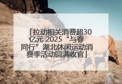 拉动相关消费超30亿元 2025“与春同行”湖北休闲运动消费季活动圆满收官