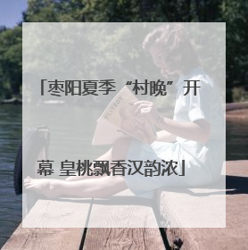 枣阳夏季“村晚”开幕 皇桃飘香汉韵浓