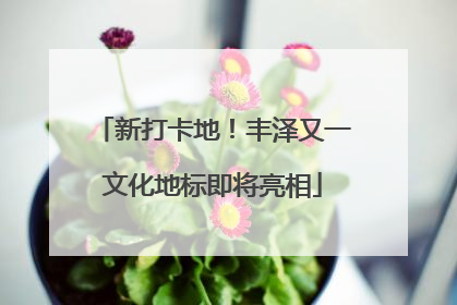新打卡地！丰泽又一文化地标即将亮相