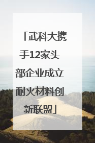 武科大携手12家头部企业成立耐火材料创新联盟