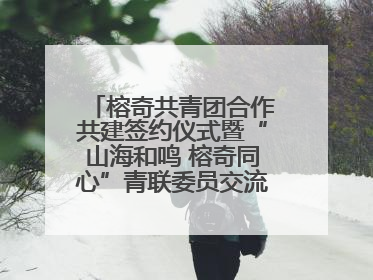 榕奇共青团合作共建签约仪式暨“山海和鸣 榕奇同心”青联委员交流交往交融活动在福州举行