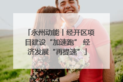 永州动能丨经开区项目建设“加速跑” 经济发展“再提速”