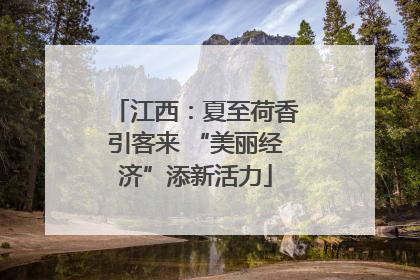江西：夏至荷香引客来 “美丽经济”添新活力