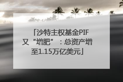 沙特主权基金PIF又“增肥”：总资产增至1.15万亿美元