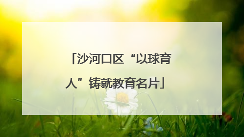 沙河口区“以球育人”铸就教育名片