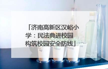 济南高新区汉峪小学：民法典进校园 构筑校园安全防线