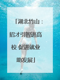 湖北竹山：招才引智进高校 促进就业助发展
