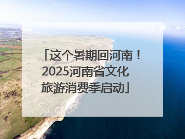 这个暑期回河南！2025河南省文化旅游消费季启动