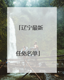 辽宁最新任免名单