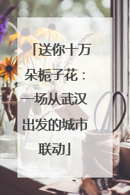 送你十万朵栀子花：一场从武汉出发的城市联动