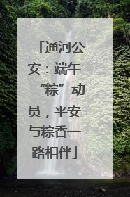 通河公安：端午“粽”动员，平安与粽香一路相伴