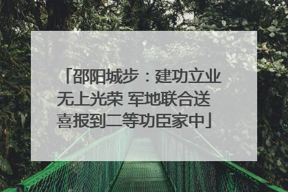 邵阳城步：建功立业无上光荣 军地联合送喜报到二等功臣家中