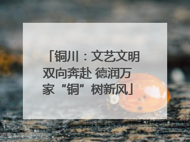 铜川：文艺文明双向奔赴 德润万家“铜”树新风