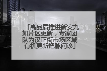 高品质推进新安九如片区更新，专家团队为汉正街市场区域有机更新把脉问诊