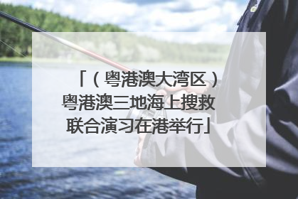 （粤港澳大湾区）粤港澳三地海上搜救联合演习在港举行