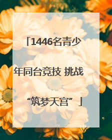1446名青少年同台竞技 挑战“筑梦天宫”