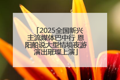 2025全国新兴主流媒体巴中行 恩阳船说大型情境夜游演出璀璨上演