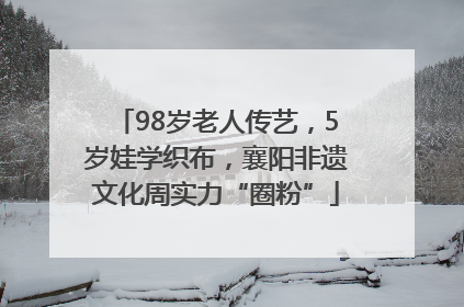 98岁老人传艺，5岁娃学织布，襄阳非遗文化周实力“圈粉”